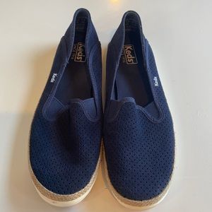 Keds Navy Suede Loafers